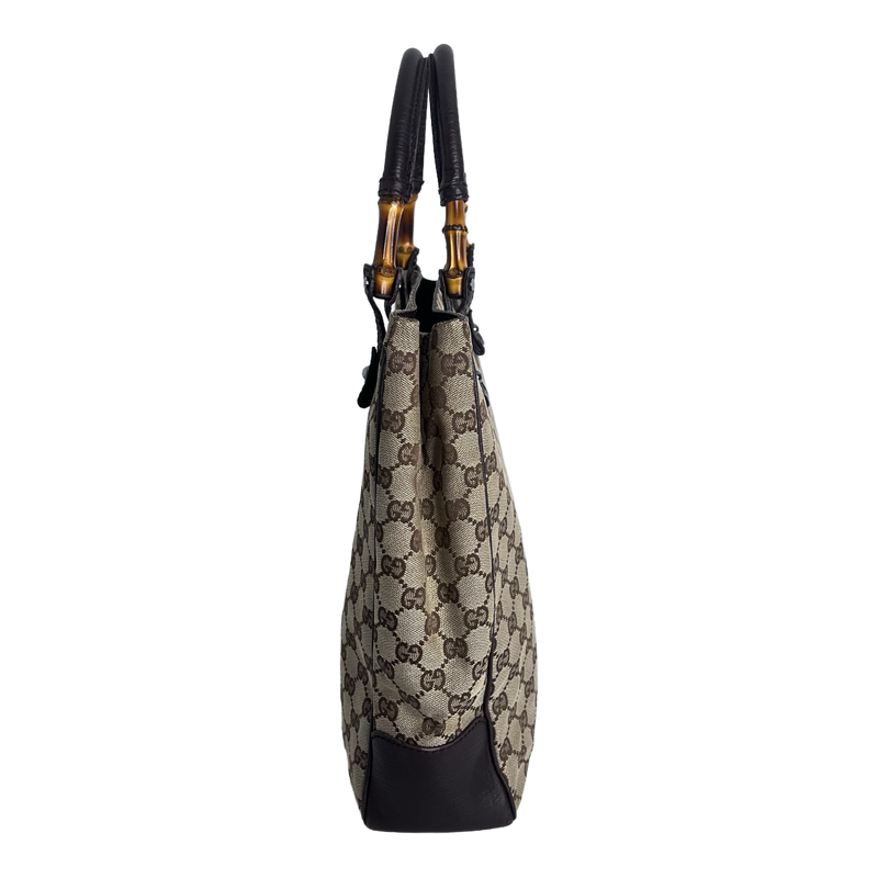 GG Monogram Bamboo Tote