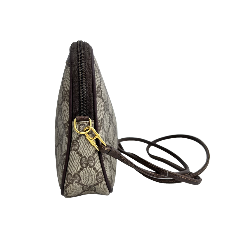 Small Brown GG Web Crossbody