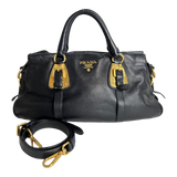 Bauletto Nero Calfskin Leather