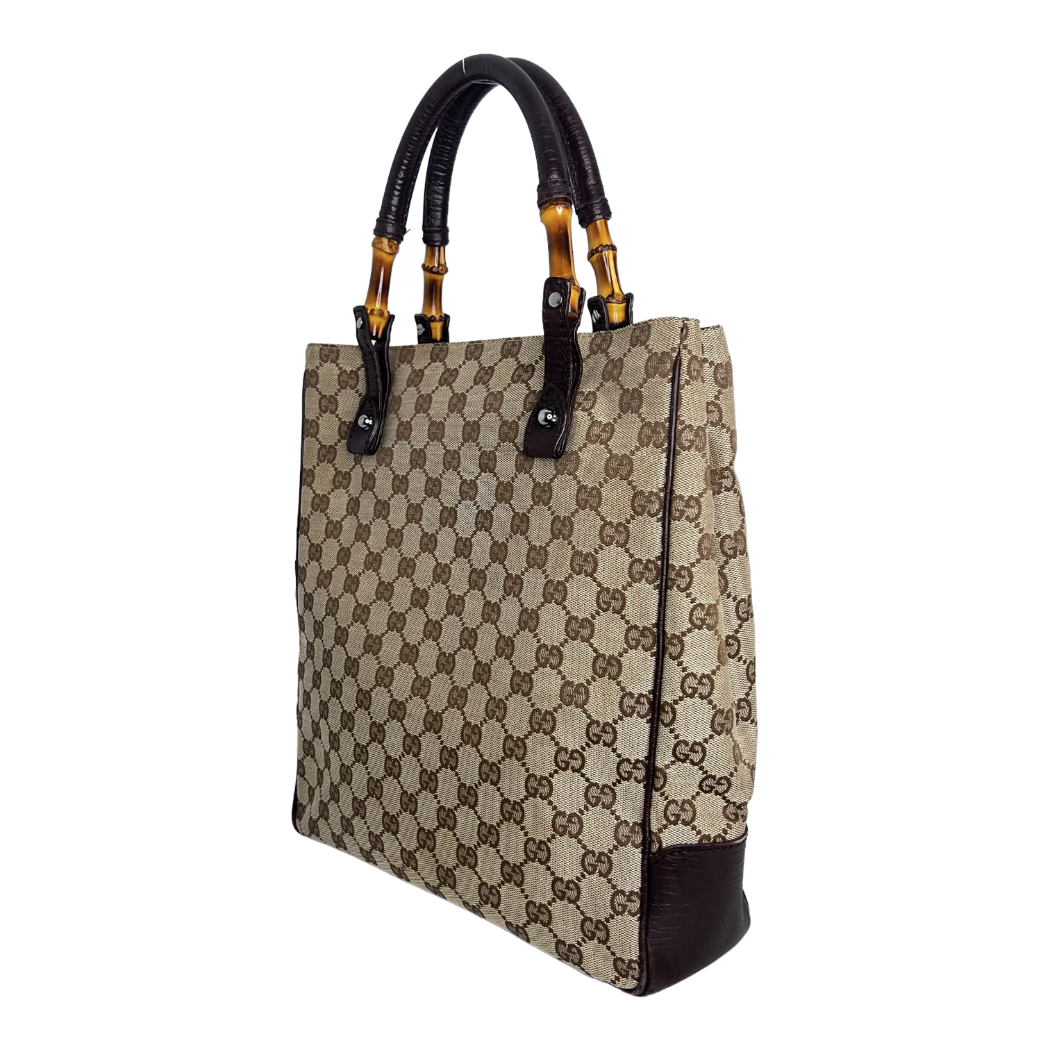 GG Monogram Bamboo Tote