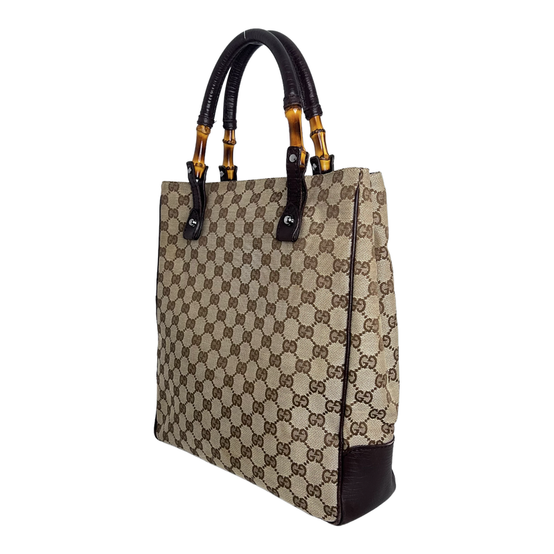 GG Monogram Bamboo Tote