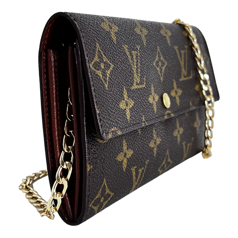 Monogram Money Wallet with Chain