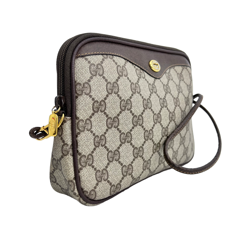 Small Brown GG Web Crossbody