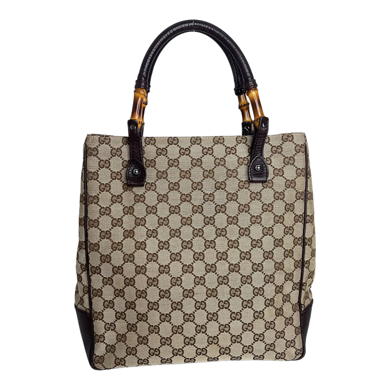 GG Monogram Bamboo Tote