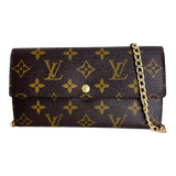 Monogram Money Wallet with Chain