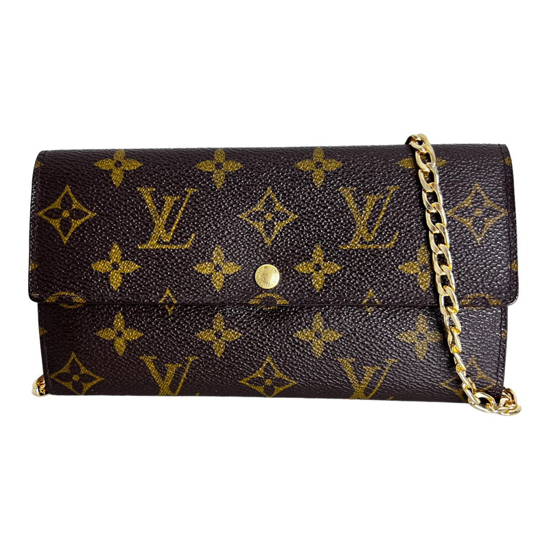 Monogram Money Wallet with Chain