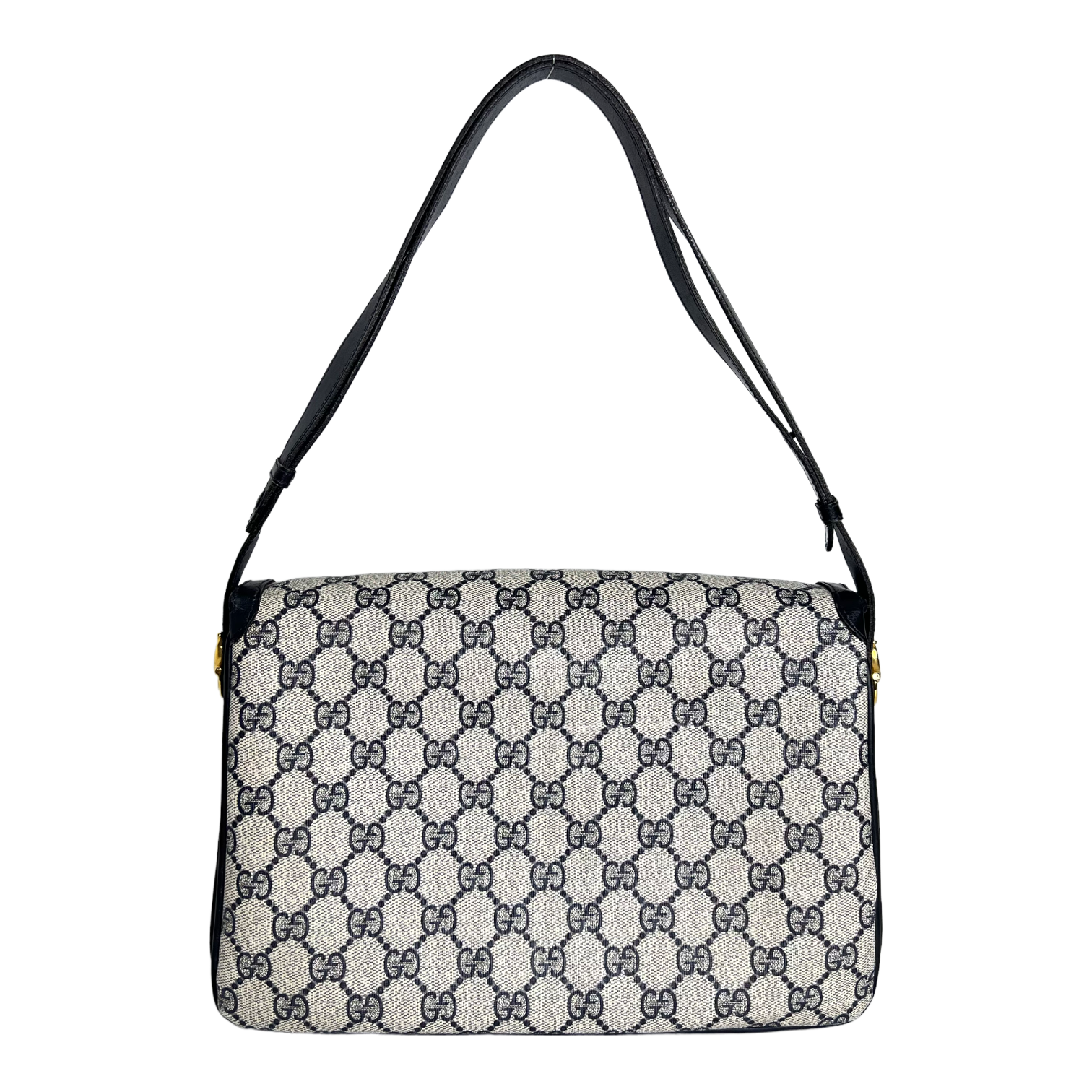 Navy GG Web Crossbody