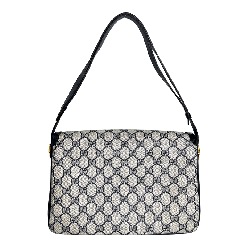 Navy GG Web Crossbody