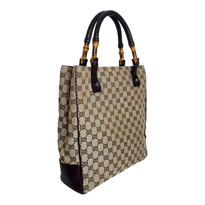 GG Monogram Bamboo Tote