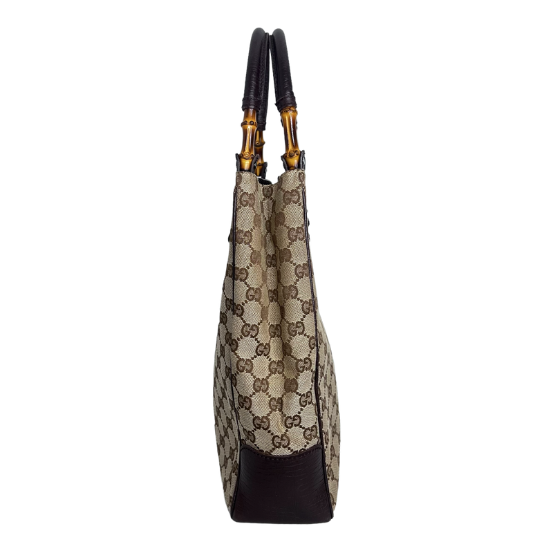 GG Monogram Bamboo Tote