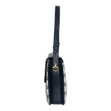 Navy GG Web Crossbody