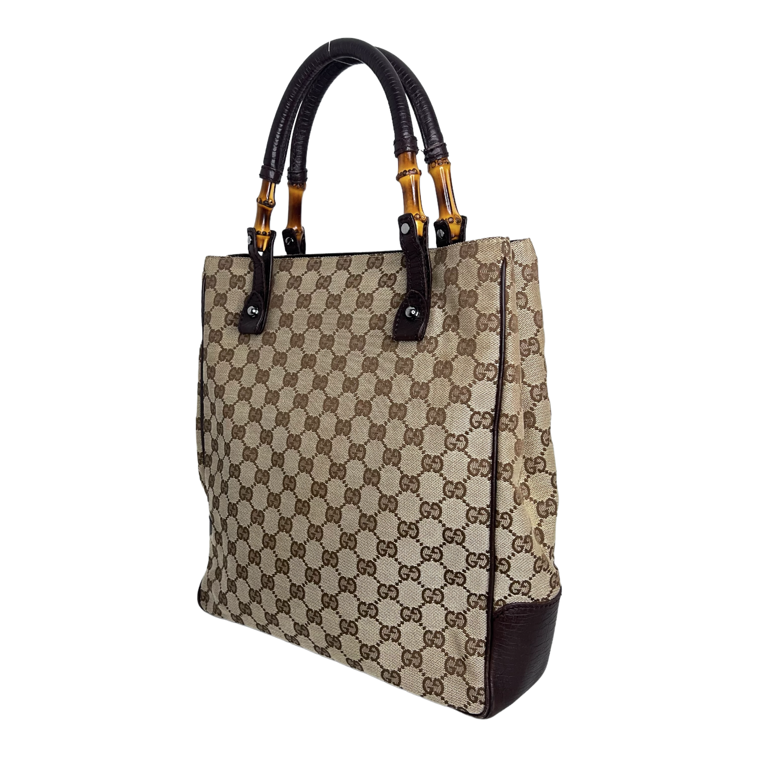 GG Monogram Bamboo Tote