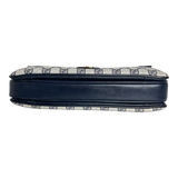 Navy GG Web Crossbody