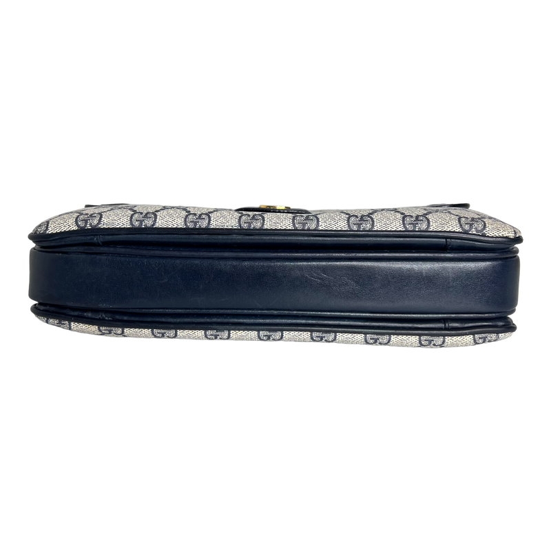 Navy GG Web Crossbody