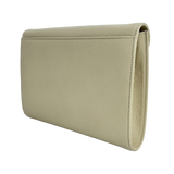 Cream Vintage Envelope Clutch