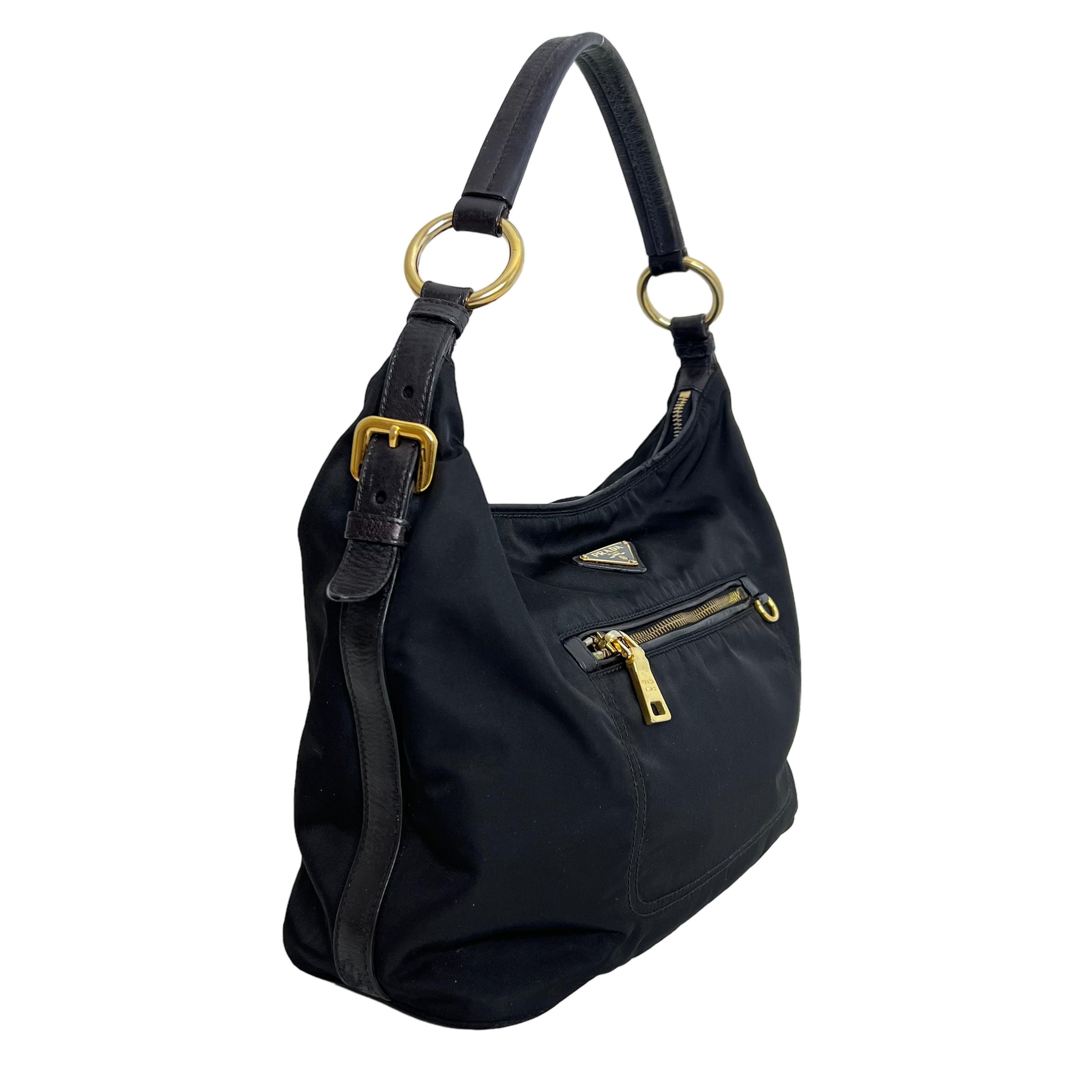 Nylon Tessuto Shoulder Bag