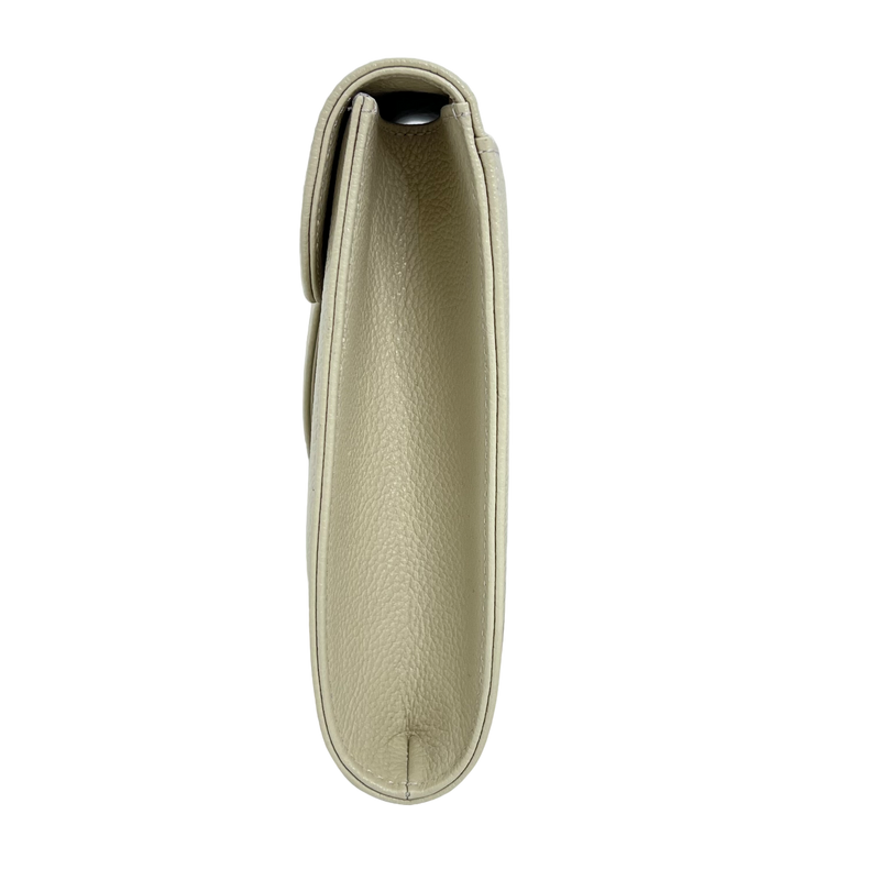 Cream Vintage Envelope Clutch