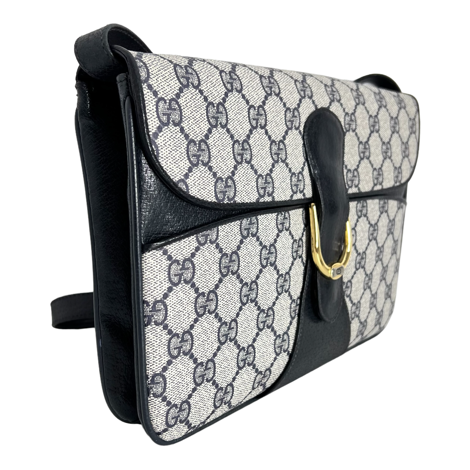 GG Web Supreme Navy Crossbody