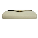 Cream Vintage Envelope Clutch