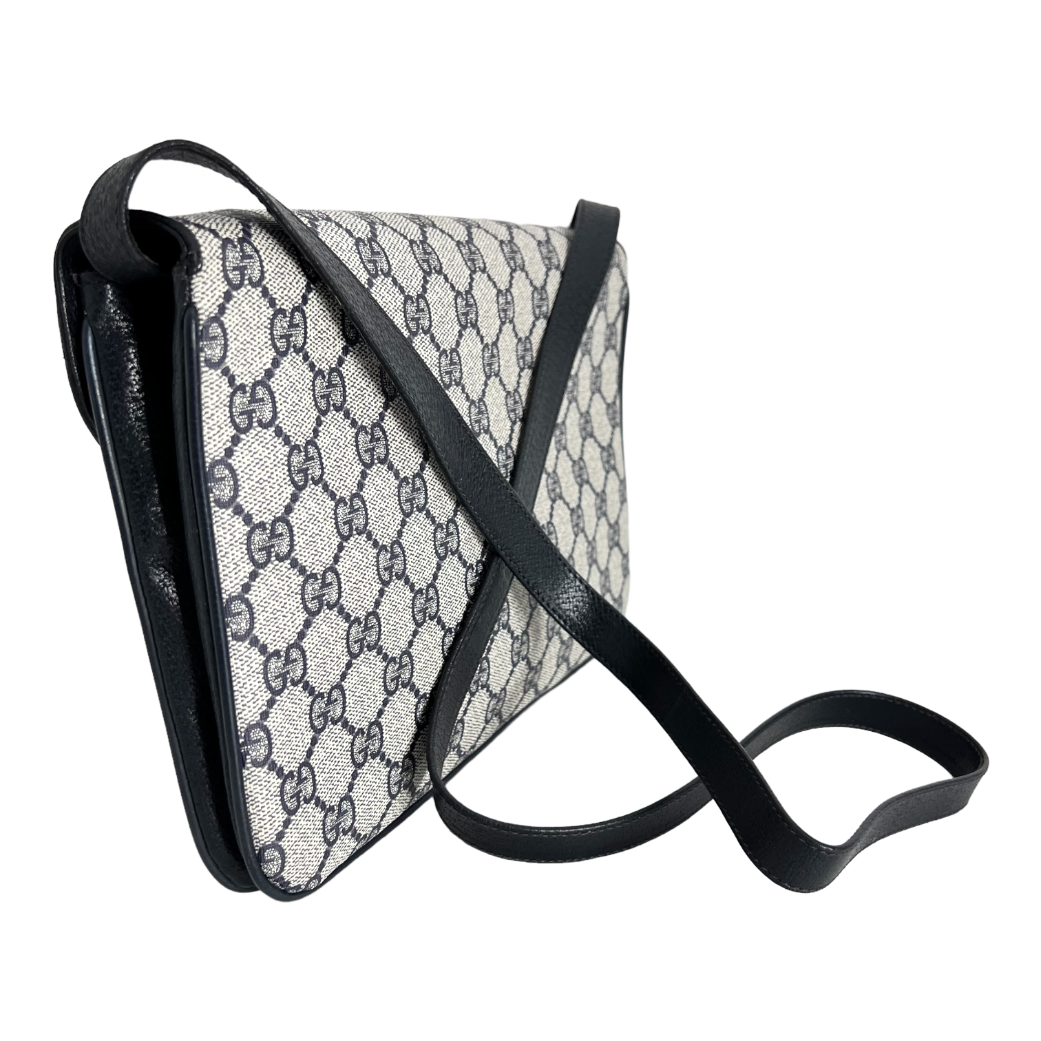 GG Web Supreme Navy Crossbody