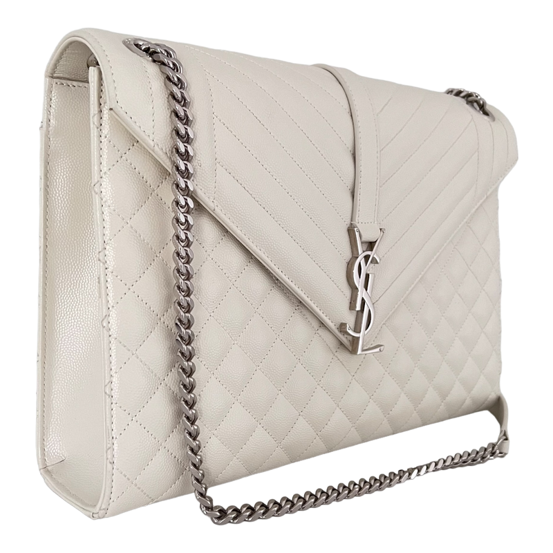 Envelope Large Bag in Blanc Vintage