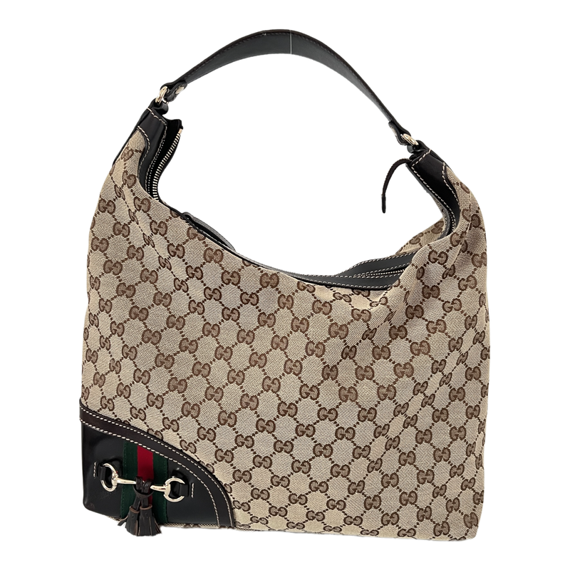 GG Canvas Tassel Hobo Bag