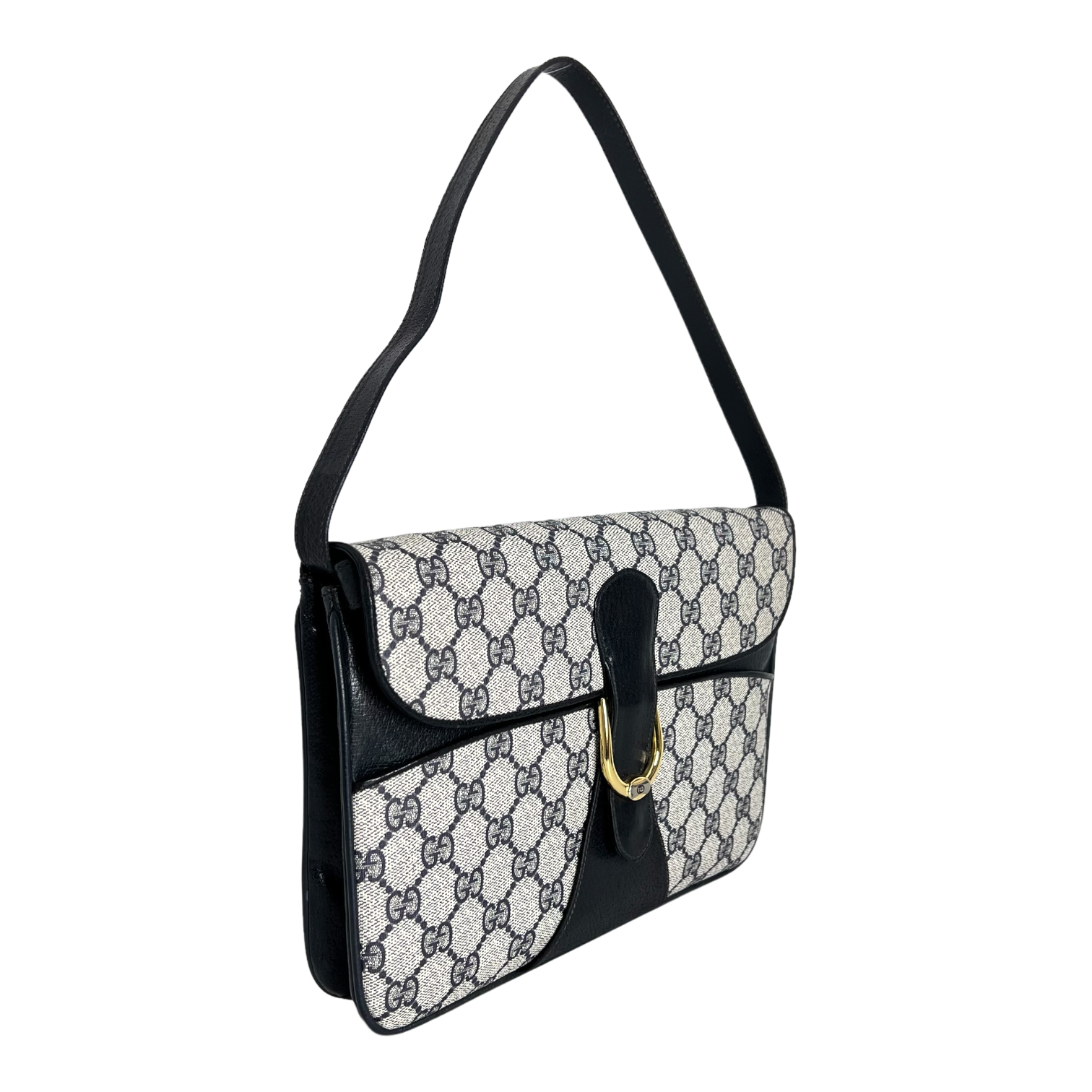 GG Web Supreme Navy Crossbody