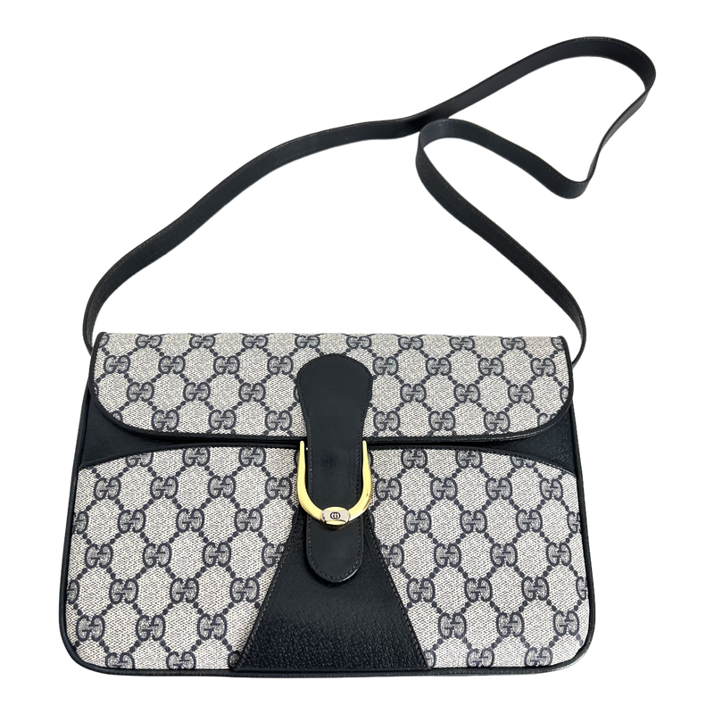 GG Web Supreme Navy Crossbody