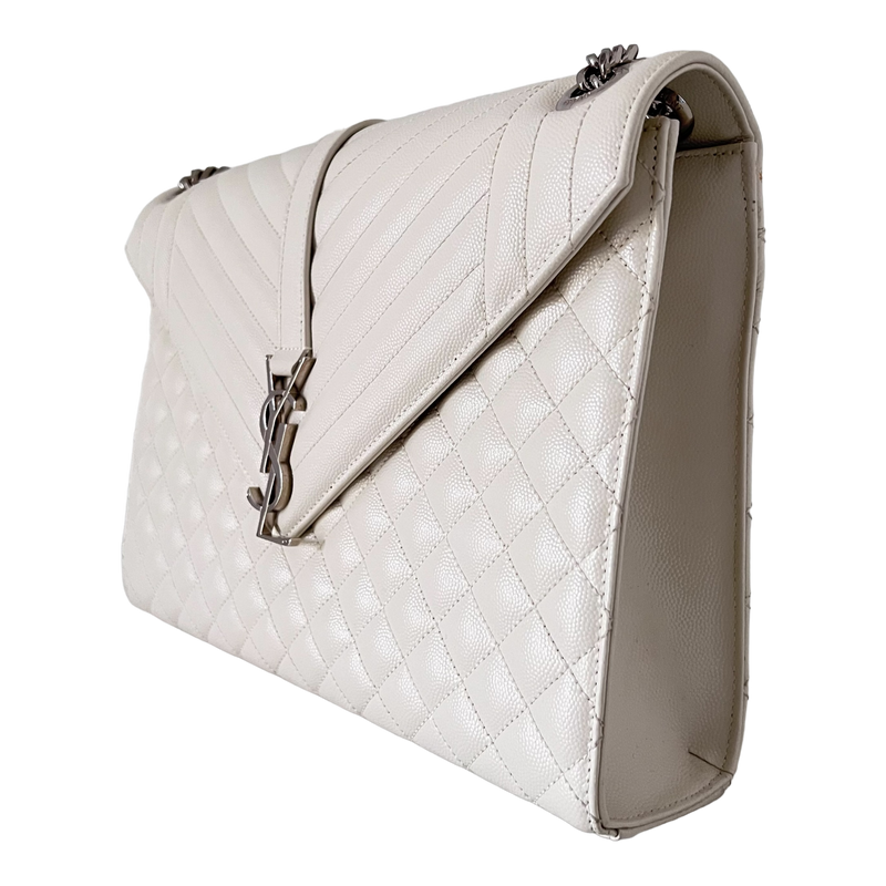 Envelope Large Bag in Blanc Vintage
