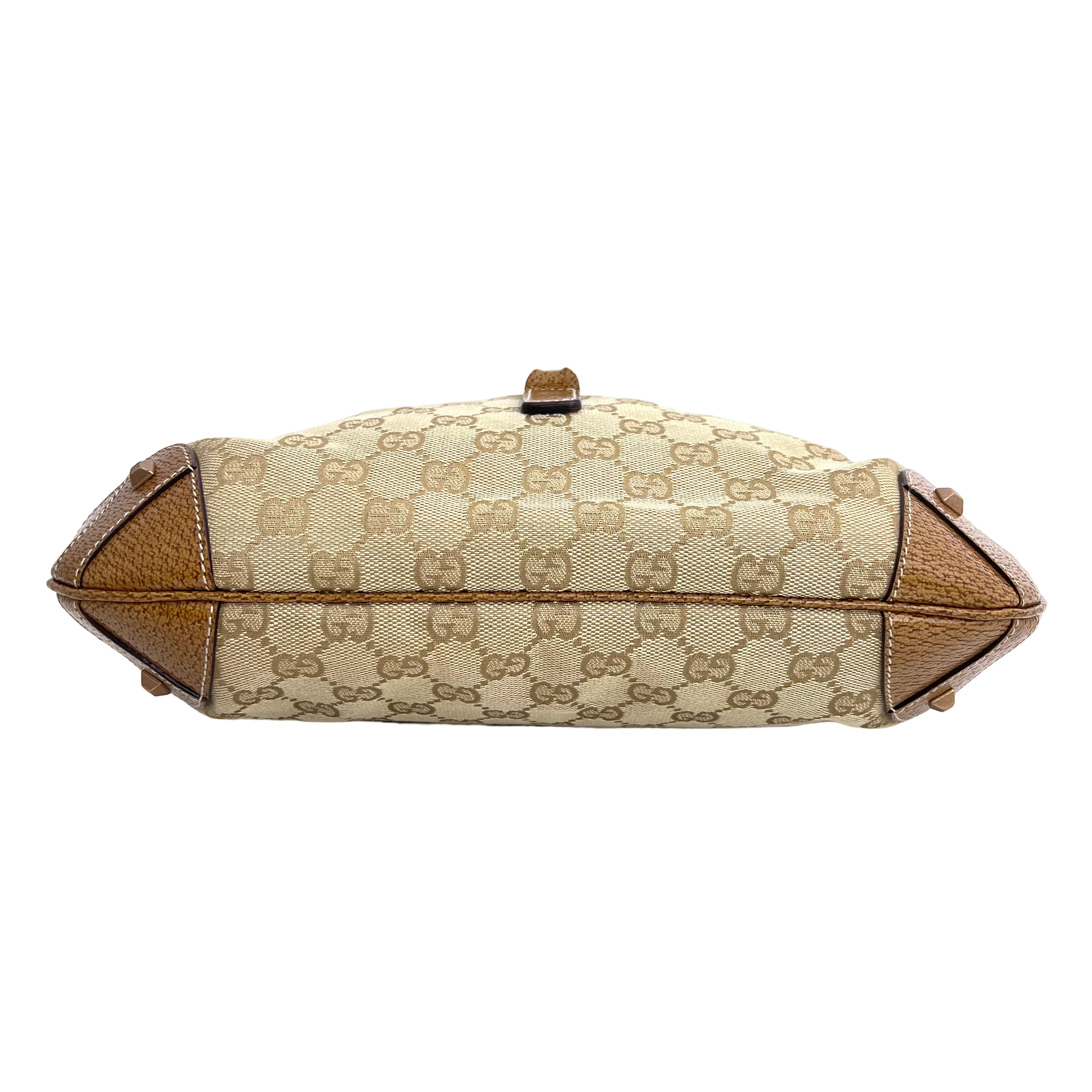 Tan GG Web Canvas Jackie