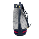 Navy GG Supreme Bucket Bag