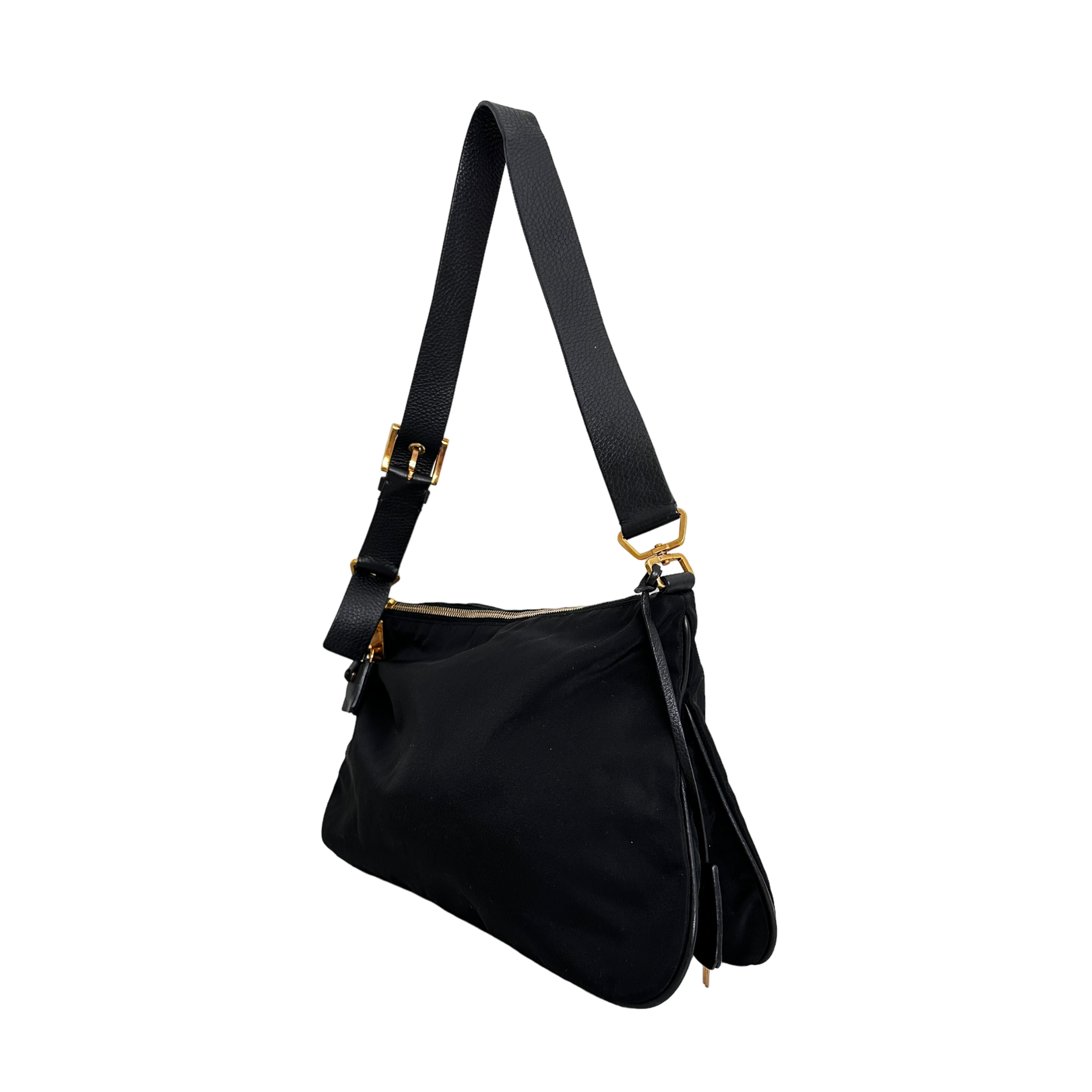 Lock Me Nylon Tessuto Shoulder Bag