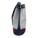 Navy GG Supreme Bucket Bag