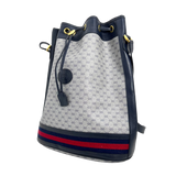 Navy GG Supreme Bucket Bag