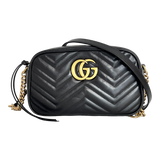 GG Marmont Small Matelassé Shoulder Bag