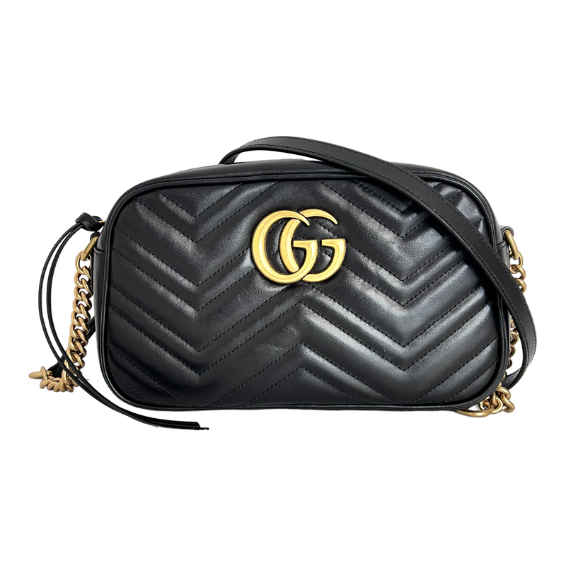 GG Marmont Small Matelassé Shoulder Bag