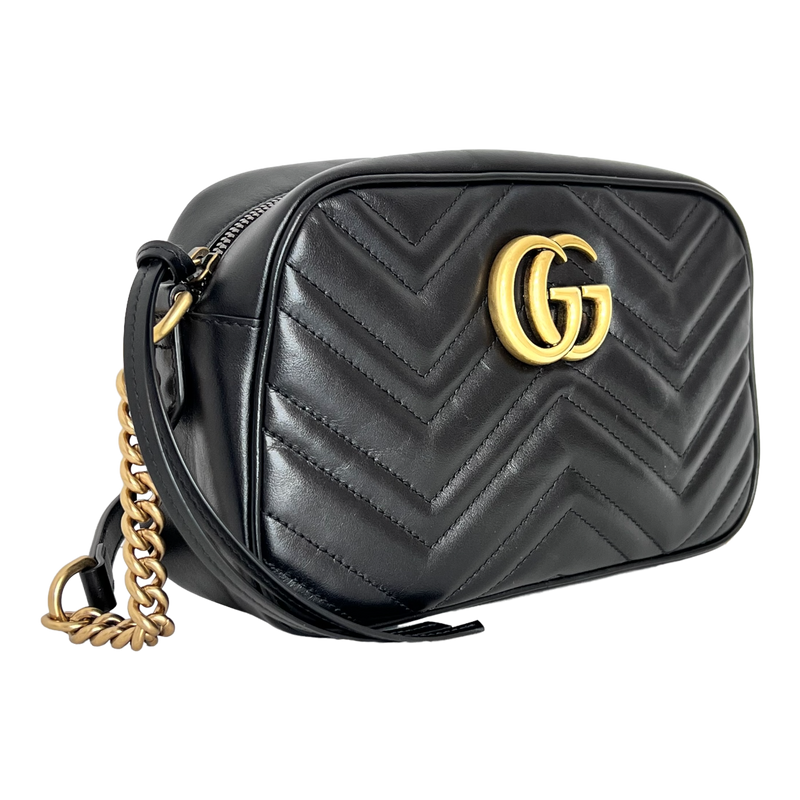 GG Marmont Small Matelassé Shoulder Bag