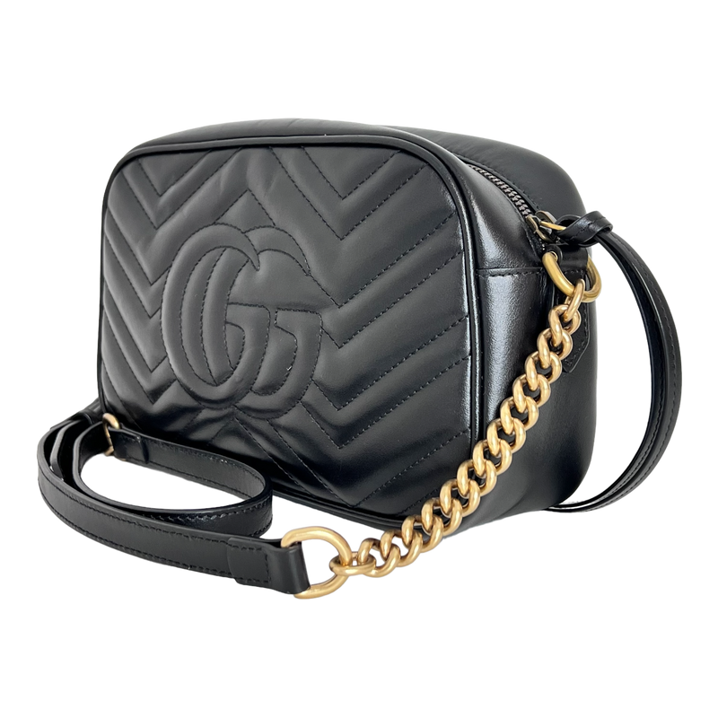 GG Marmont Small Matelassé Shoulder Bag