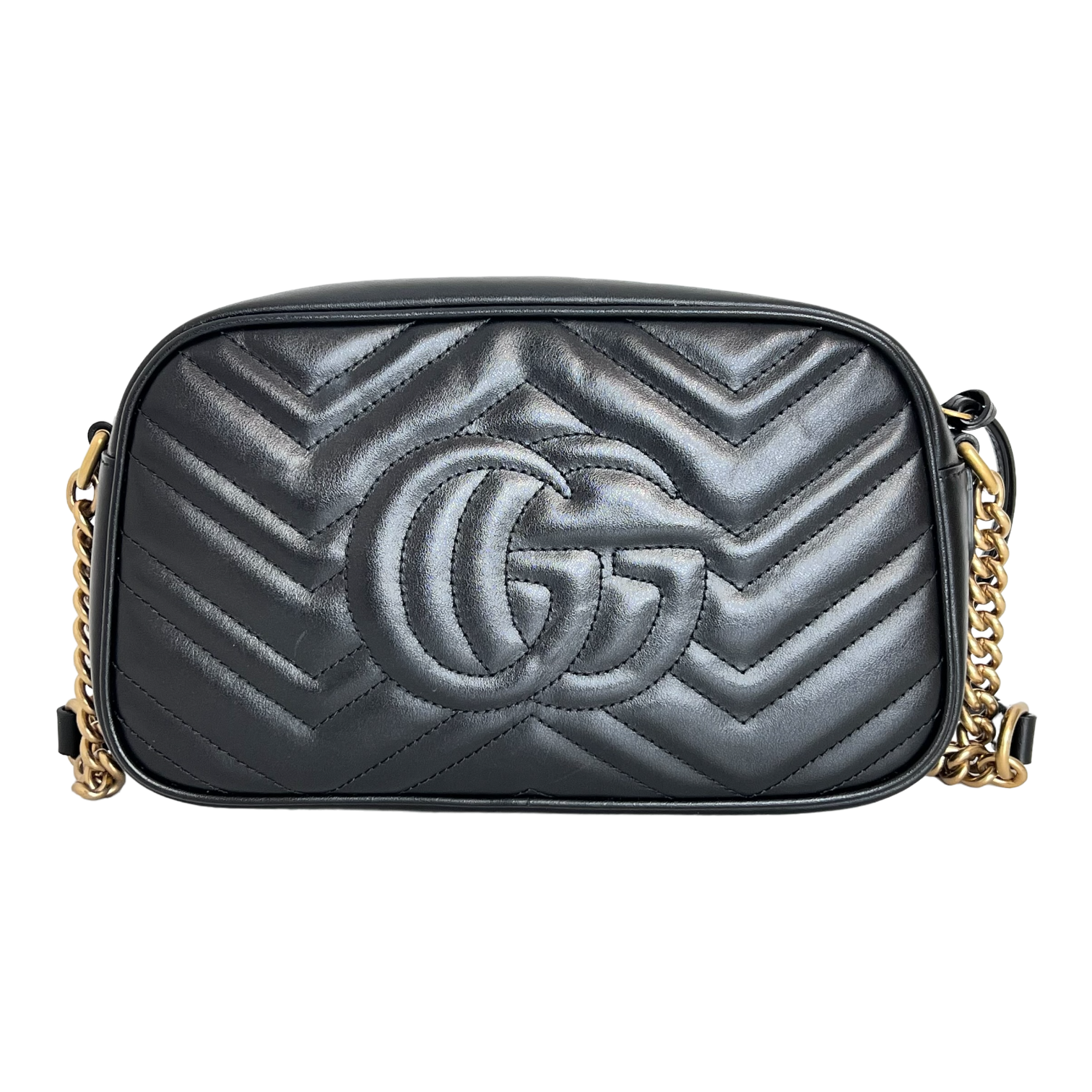 GG Marmont Small Matelassé Shoulder Bag