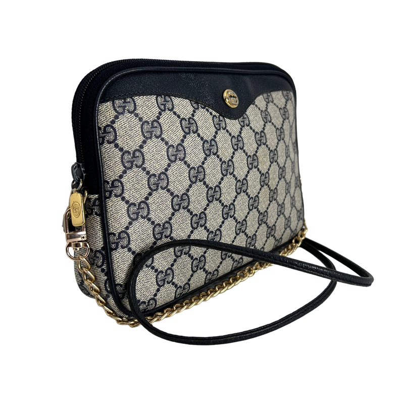 Navy GG Supreme Crossbody