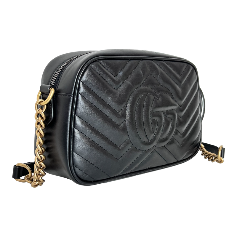 GG Marmont Small Matelassé Shoulder Bag