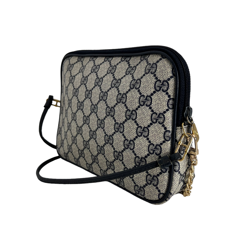 Navy GG Supreme Crossbody