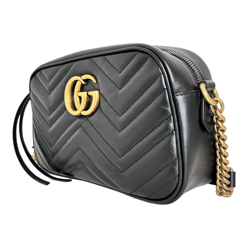 GG Marmont Small Matelassé Shoulder Bag