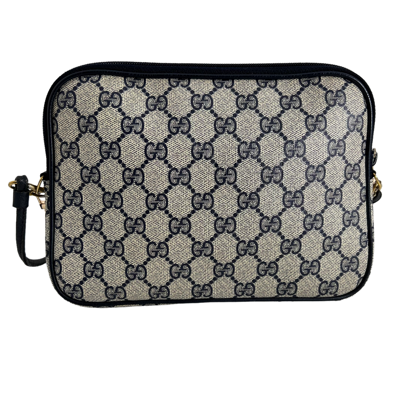 Navy GG Supreme Crossbody