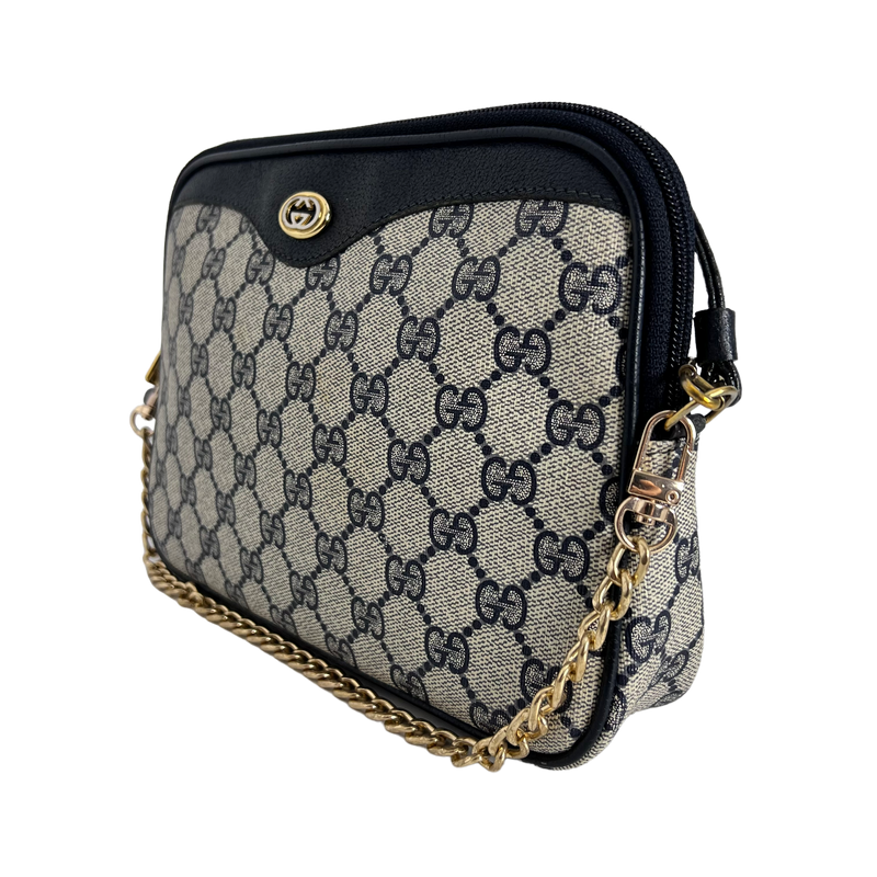 Navy GG Supreme Crossbody