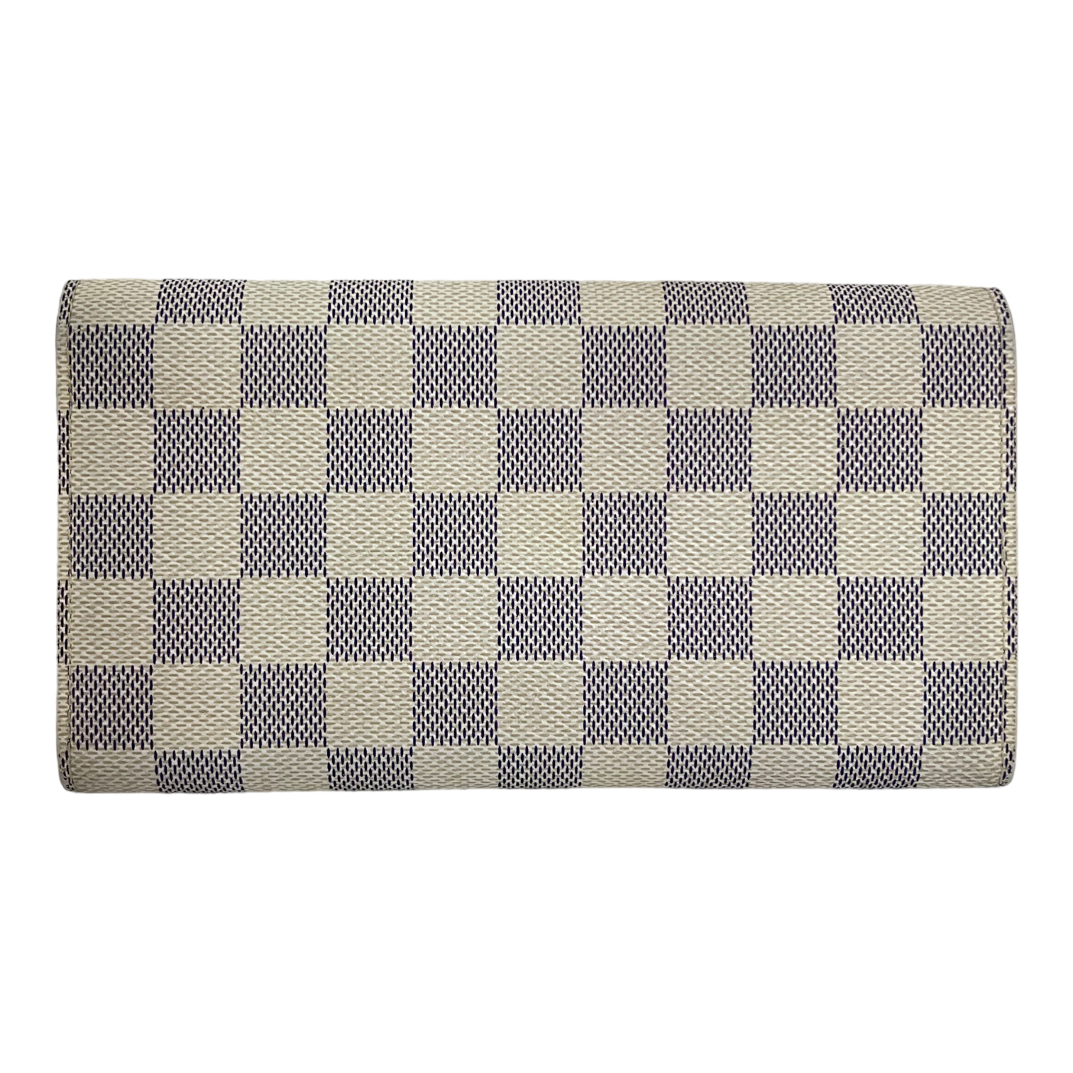 Damier Azur Long Wallet with Chain