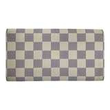 Damier Azur Long Wallet with Chain