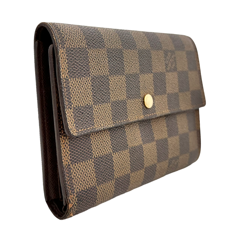Damier Ebene Travel Wallet