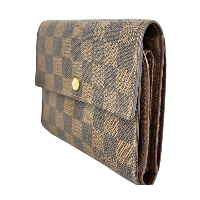 Damier Ebene Travel Wallet