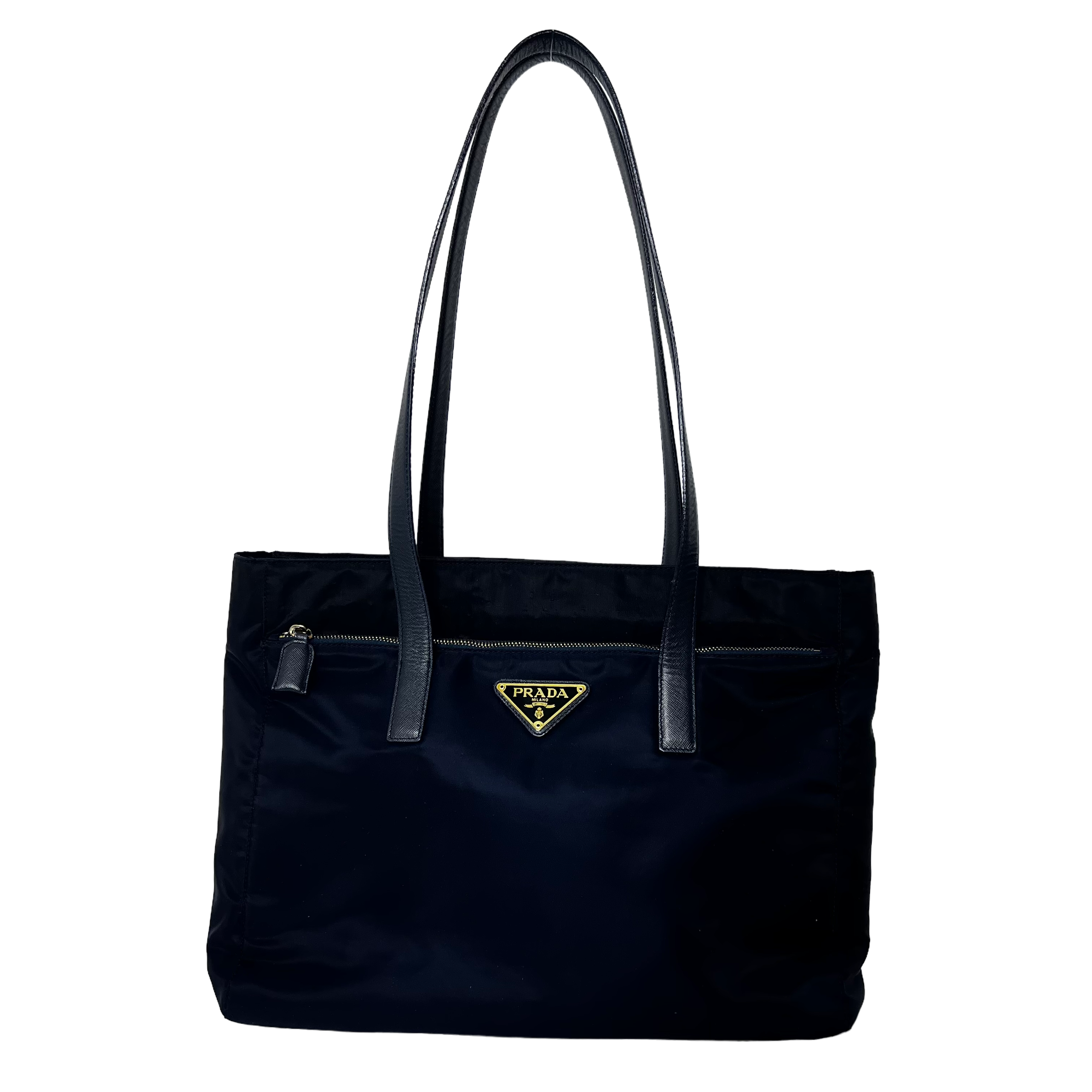 Dark Navy Nylon Tessuto Tote